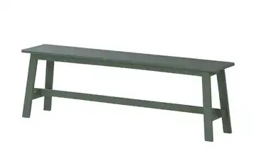 Bank aus Massivholz Siro Salbeigrün 140 cm