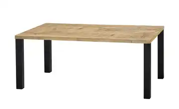 uno Esstisch Sandwich Mango (Nachbildung) 4-Fußgestell Metall 160 cm