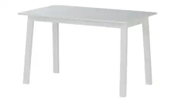 Esstisch aus Massivholz Siro 122 cm Weiß