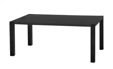 uno Esstisch Sandwich Eiche (Nachbildung), Schwarz 4-Fußgestell (seitl.montiert) Metall 160 cm