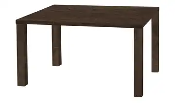uno Esstisch Sandwich 4-Fußgestell Holzwerkstoff beschichtet Mango (Nachbildung), Dunkelbraun 120 cm