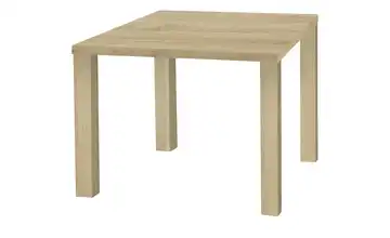 uno Esstisch Sandwich 4-Fußgestell Holzwerkstoff beschichtet Eiche (Nachbildung), Hellbraun 80 cm