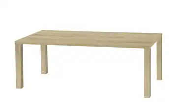 uno Esstisch Sandwich 4-Fußgestell Holzwerkstoff beschichtet Eiche (Nachbildung), Hellbraun 190 cm