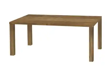 uno Esstisch Sandwich 4-Fußgestell Holzwerkstoff beschichtet Teak (Nachbildung) 160 cm