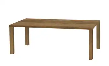 uno Esstisch Sandwich 4-Fußgestell Holzwerkstoff beschichtet Teak (Nachbildung) 190 cm