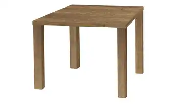 uno Esstisch Sandwich 4-Fußgestell Holzwerkstoff beschichtet Eiche (Nachbildung), Braun 80 cm