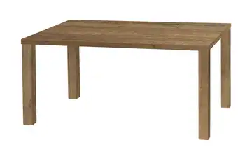 uno Esstisch Sandwich 4-Fußgestell Holzwerkstoff beschichtet Eiche (Nachbildung), Braun 138 cm