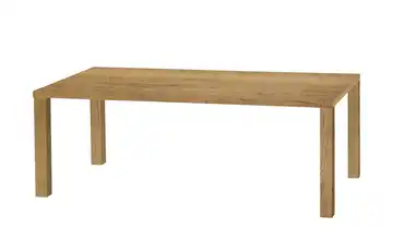 uno Esstisch Sandwich 4-Fußgestell Holzwerkstoff beschichtet Eiche (Nachbildung), Natur 190 cm