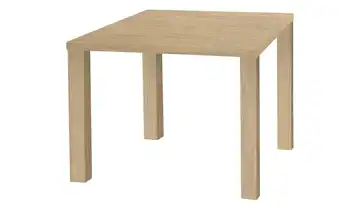 uno Esstisch Sandwich 4-Fußgestell Holzwerkstoff beschichtet Eiche (Nachbildung) 80 cm