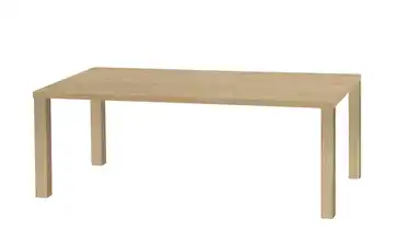 uno Esstisch Sandwich 4-Fußgestell Holzwerkstoff beschichtet Eiche (Nachbildung) 190 cm
