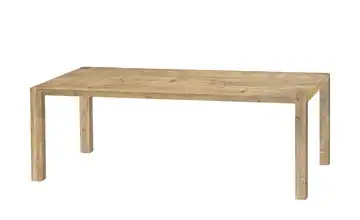 uno Esstisch Sandwich 4-Fußgestell (seitl.montiert) Holzwerkstoff beschichtet Mango (Nachbildung) 220 cm