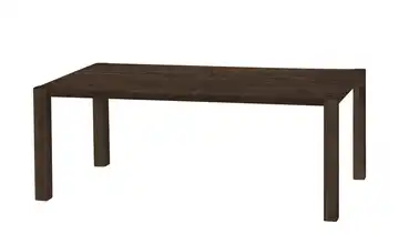 uno Esstisch Sandwich 4-Fußgestell (seitl.montiert) Holzwerkstoff beschichtet Mango (Nachbildung), Dunkelbraun 190 cm