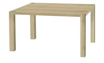uno Esstisch Sandwich 4-Fußgestell (seitl.montiert) Holzwerkstoff beschichtet Eiche (Nachbildung), Hellbraun 120 cm