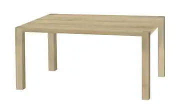 uno Esstisch Sandwich 4-Fußgestell (seitl.montiert) Holzwerkstoff beschichtet Eiche (Nachbildung), Hellbraun 138 cm