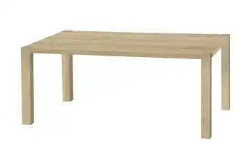 uno Esstisch Sandwich 4-Fußgestell (seitl.montiert) Holzwerkstoff beschichtet Eiche (Nachbildung), Hellbraun 160 cm