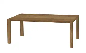 uno Esstisch Sandwich 4-Fußgestell (seitl.montiert) Holzwerkstoff beschichtet Teak (Nachbildung) 190 cm