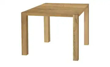 uno Esstisch Sandwich 4-Fußgestell (seitl.montiert) Holzwerkstoff beschichtet Eiche (Nachbildung), Natur 80 cm