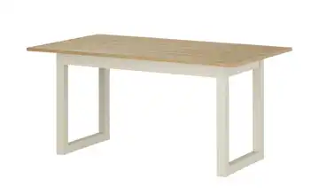 Ausziehbarer Esstisch in verschiedenen Größen Fiano Asteiche (Nachbildung), kaschmirfarben 160(200) cm