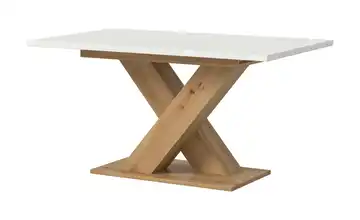 Esstisch ausziehbar  Moritz Eiche Artisan (Nachbildung), Weiß