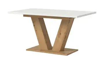 Esstisch ausziehbar  Moritz Eiche Artisan (Nachbildung), Weiß