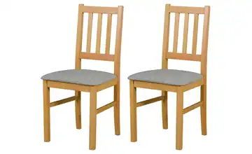 Esszimmerstuhl 2er-Set Eiche San Remo, Hellgrau