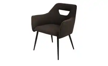 uno Esszimmerstuhl Siggi XL Braun 53 cm