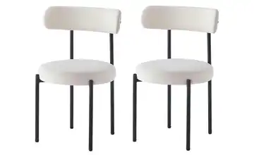 Stuhl 2er-Set Lars Samt Beige