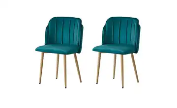 Stuhl 2er-Set Blau