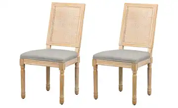 Stuhl 2er-Set Cambridge Grau