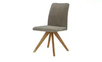 smart Stuhl Frederik Eiche, Grau
