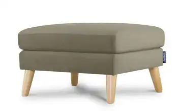 KONSIMO Hocker Tagio Beige Velours