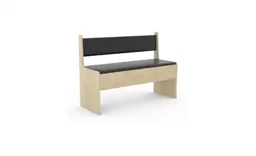 Eckbank  mit Stauraum Esal holzfarben 110 cm