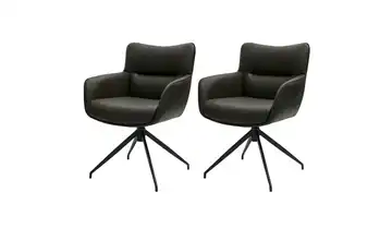 Furnhouse Esszimmerstuhl 2er-Set Jessica Dunkelbraun