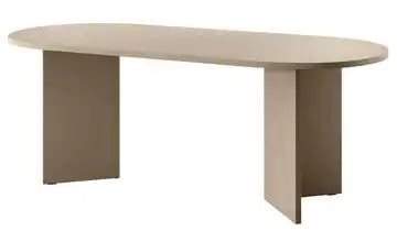 Esstisch oval Ovo Beige