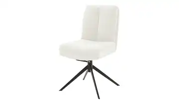 Esszimmerstuhl Bolivar Drehfunktion Beige Schwarz
