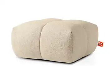 KONSIMO Hocker Vena Hellbeige