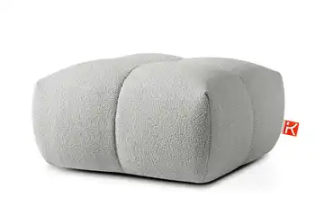 KONSIMO Hocker Vena Hellgrau