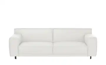 SOHO Big Sofa Trenisha Weiß Kappnaht