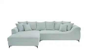 bobb Ecksofa Jonna Mintgrün links Cordstoff