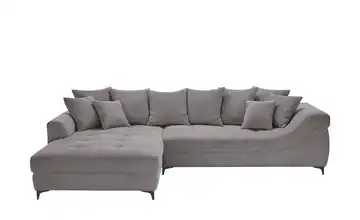 bobb Ecksofa Jonna Grau links Cordstoff