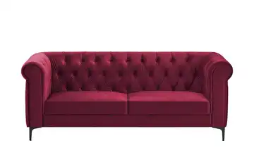 smart Einzelsofa Julinda Rot 218 cm