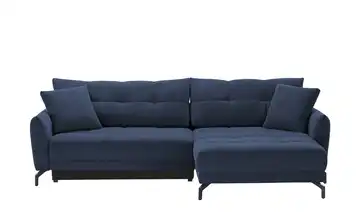 bobb Ecksofa  Casandra de Luxe  Marineblau rechts