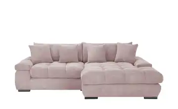 bobb Ecksofa mit trendigem Cordbezug Hella rechts Flamingo, Rosa