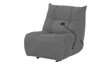 uno Sessel Relaxfunktion Tokyo Grau Elektrische Relaxfunktion Netzstoff/Mesh