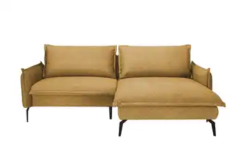 switch Ecksofa aus Mikrofaser Glossy Gelb rechts