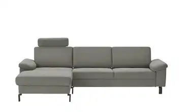 Max Schelling Ecksofa Feincord Maximum Move links Grau Grundfunktion