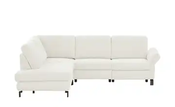 Max Schelling Ecksofa Flachgewebe Maximum Plus Creme links Erweiterte Funktion