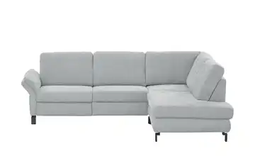 Max Schelling Ecksofa Flachgewebe Maximum Plus Hellblau ohne rechts