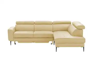 Max Schelling Ecksofa Momentum Champagner Erweiterte Funktion rechts