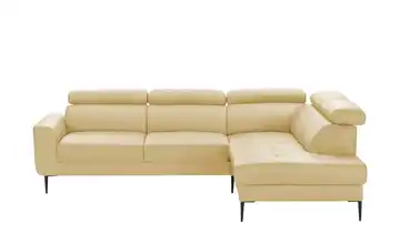 Max Schelling Ecksofa Momentum Champagner Grundfunktion rechts